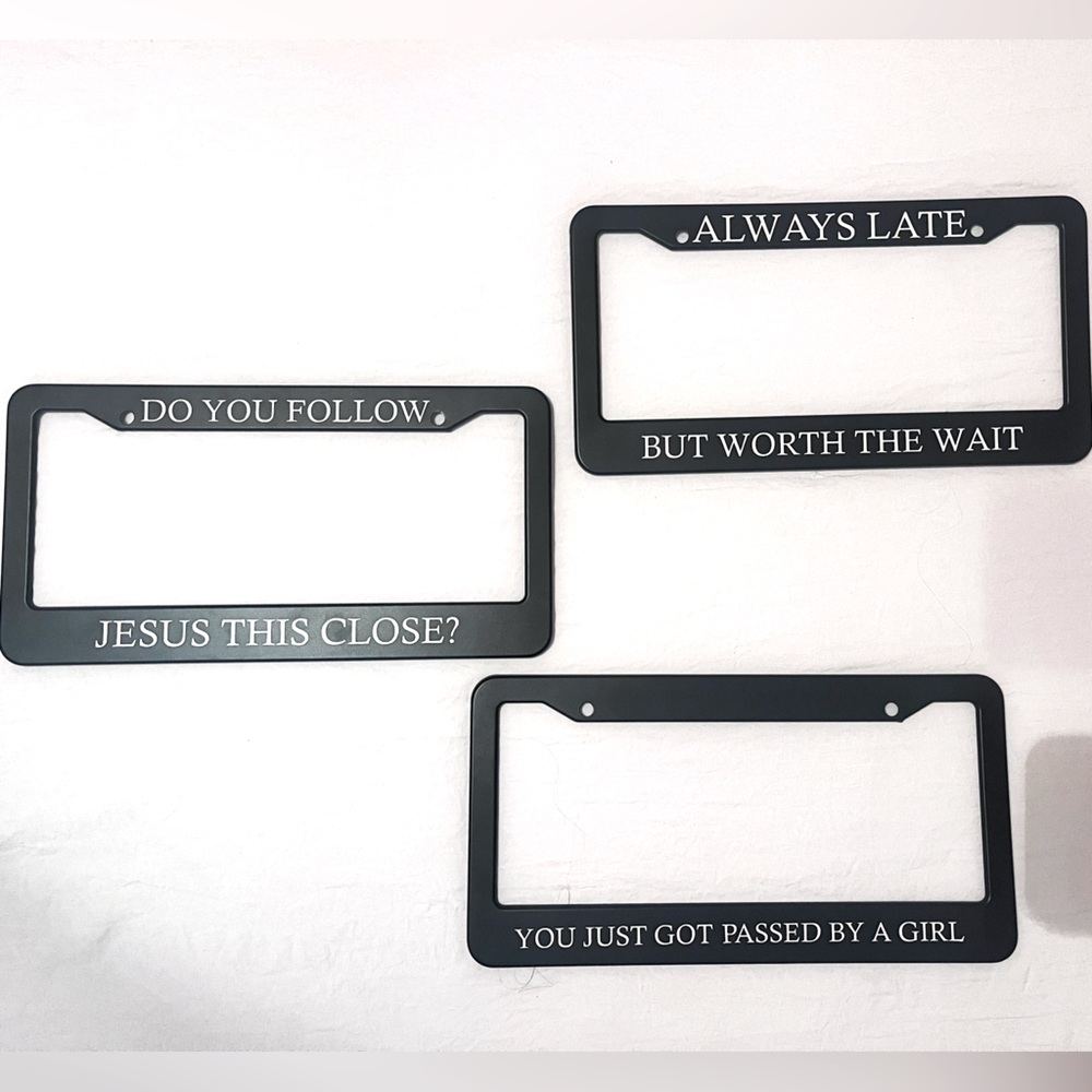 License Plate Frames